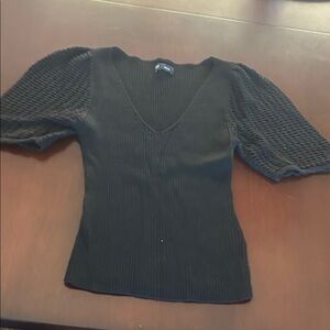 GAP Black V-Neck Sweater for Women